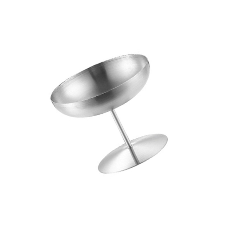 Footed Metal Fruit Cup for Wedding Display, Candy, and Party Use