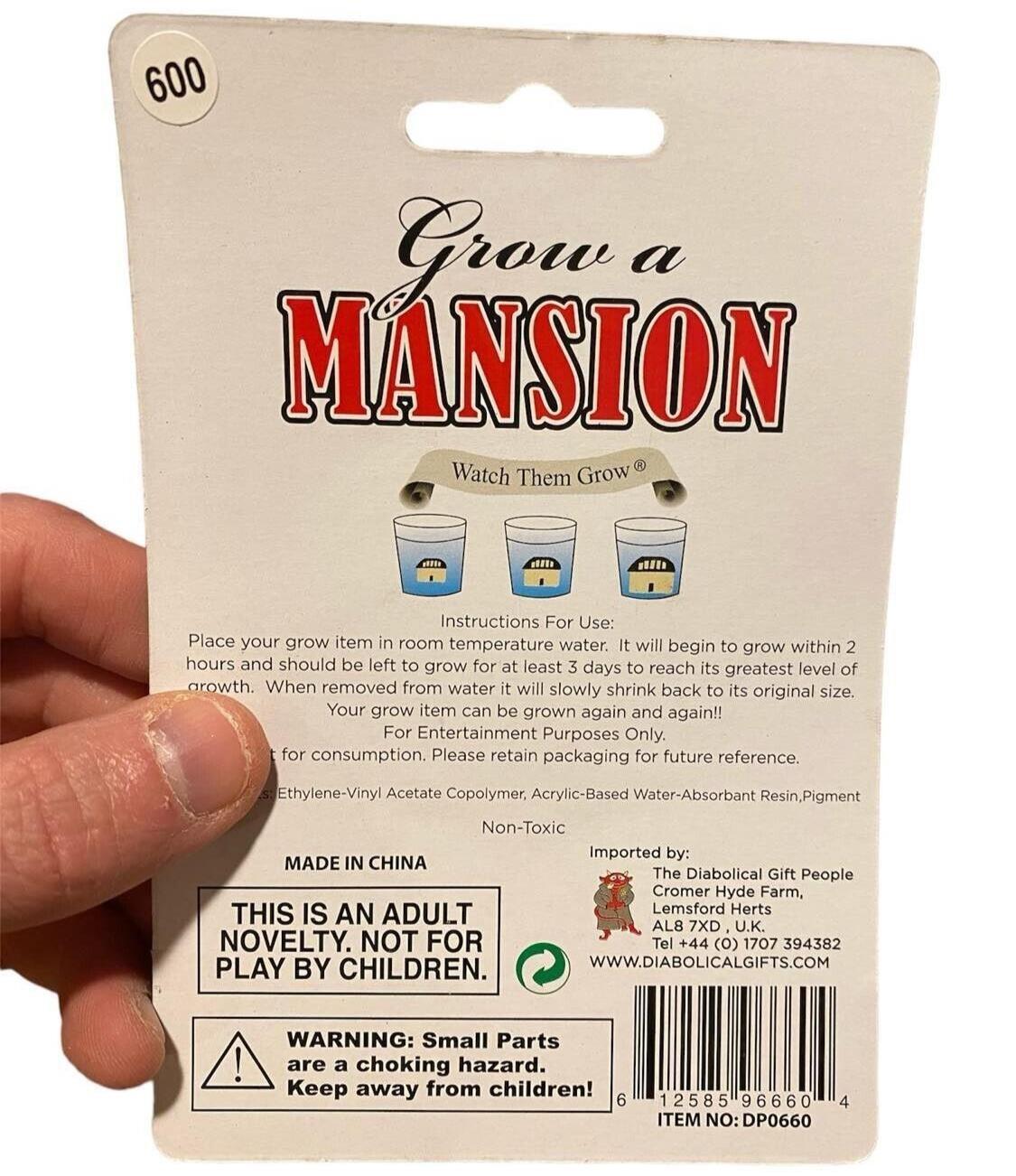 Grow Your Own Mega Rich Mansion Home! – Hysterical Adult Gag Joke Prank Gift