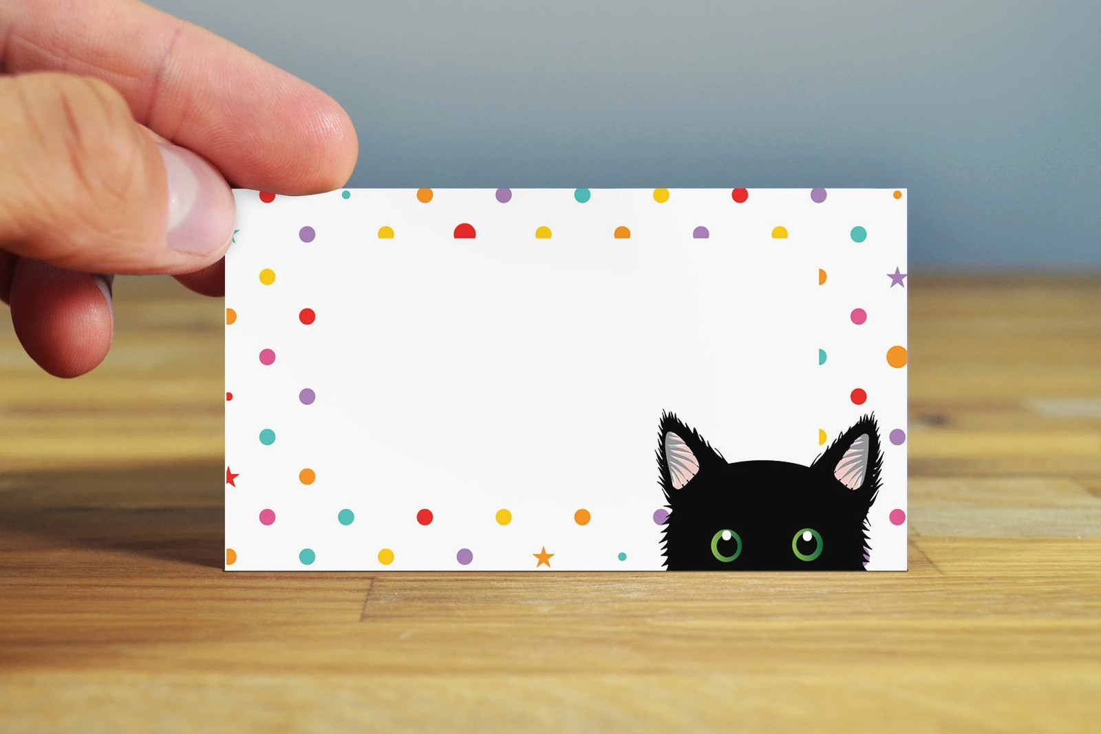 Black Cat Happy Birthday Place Cards – 25 Place Cards – Party Place – B77568