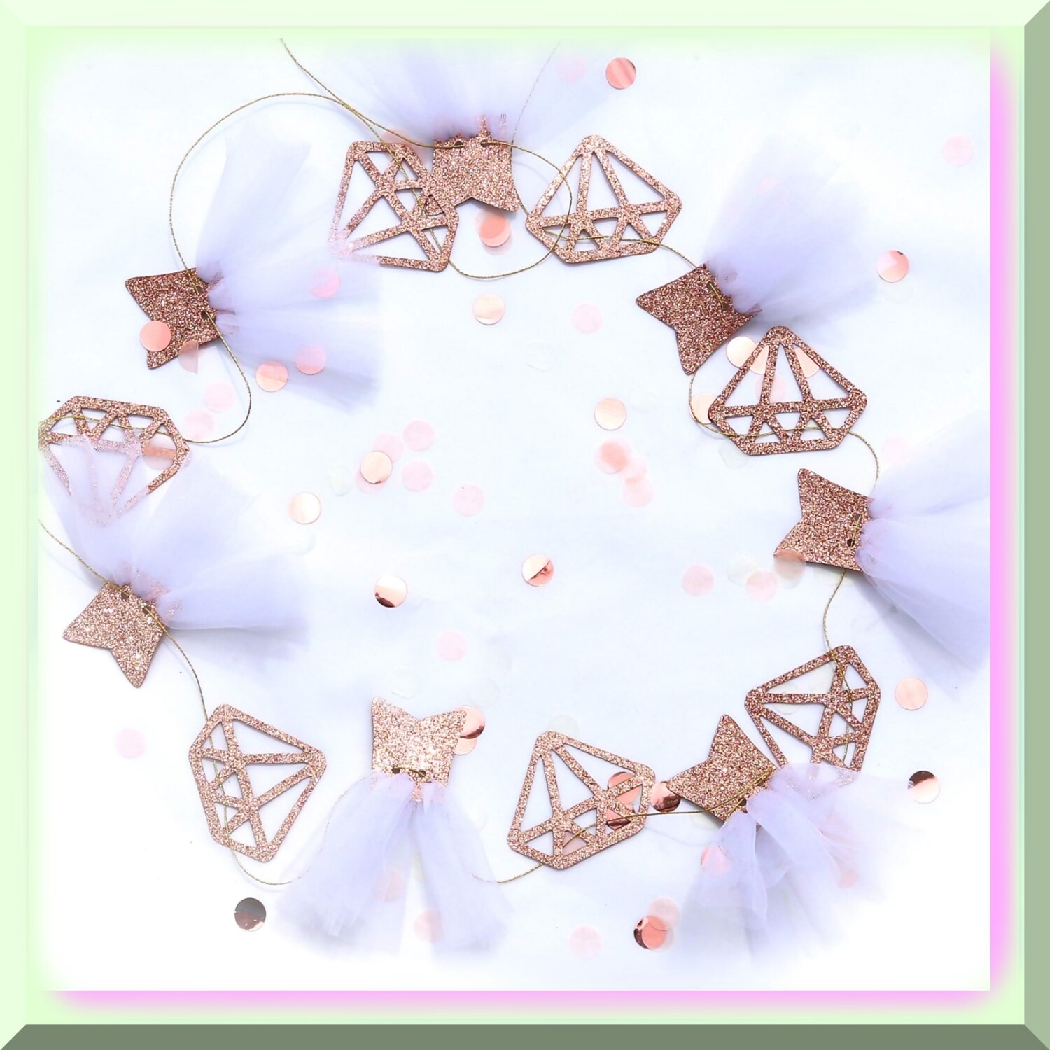 Bride-to-Be Celebration Kit with 3D Dress Garland