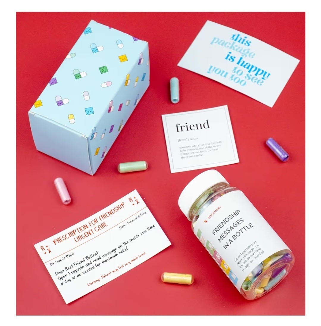 50 Friendship Capsule Letters Messages in a Bottle for Women Friend Sister Gifts
