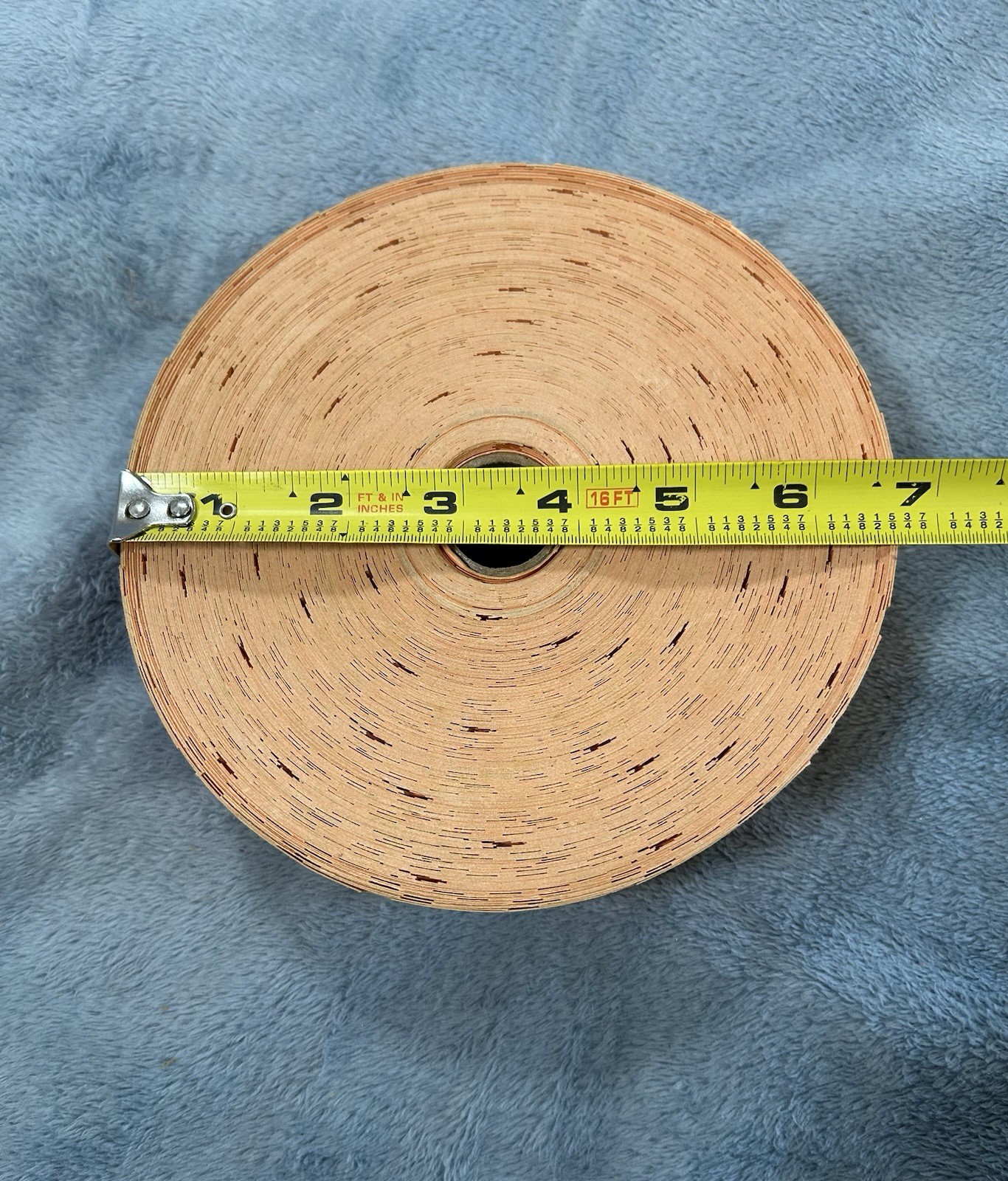 Large Roll of Orange Double Stub Raffle Tickets Split the Pot 50/50.