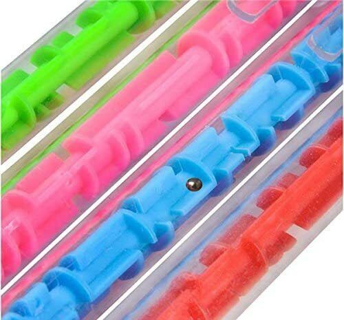24 Maze Puzzle Pens – Built-in Ball Novelty Fun Fidget Game Child Kid Toy (2 dz)