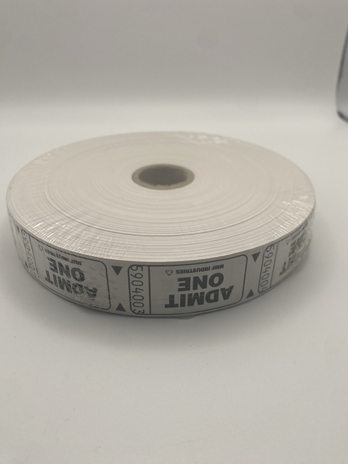 Admit One Raffle Tickets Roll of 2000 White Made in USA MMF #215000147