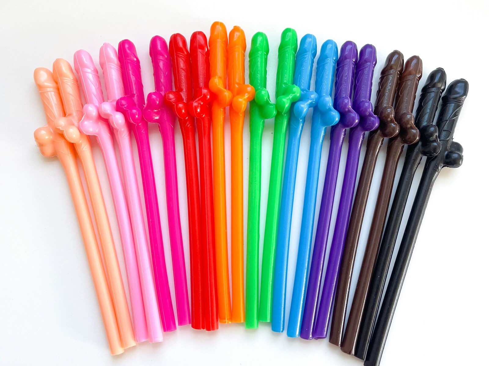 Penis Straws Bachelorette Party Supplies Bach Decoration Drinking Favors