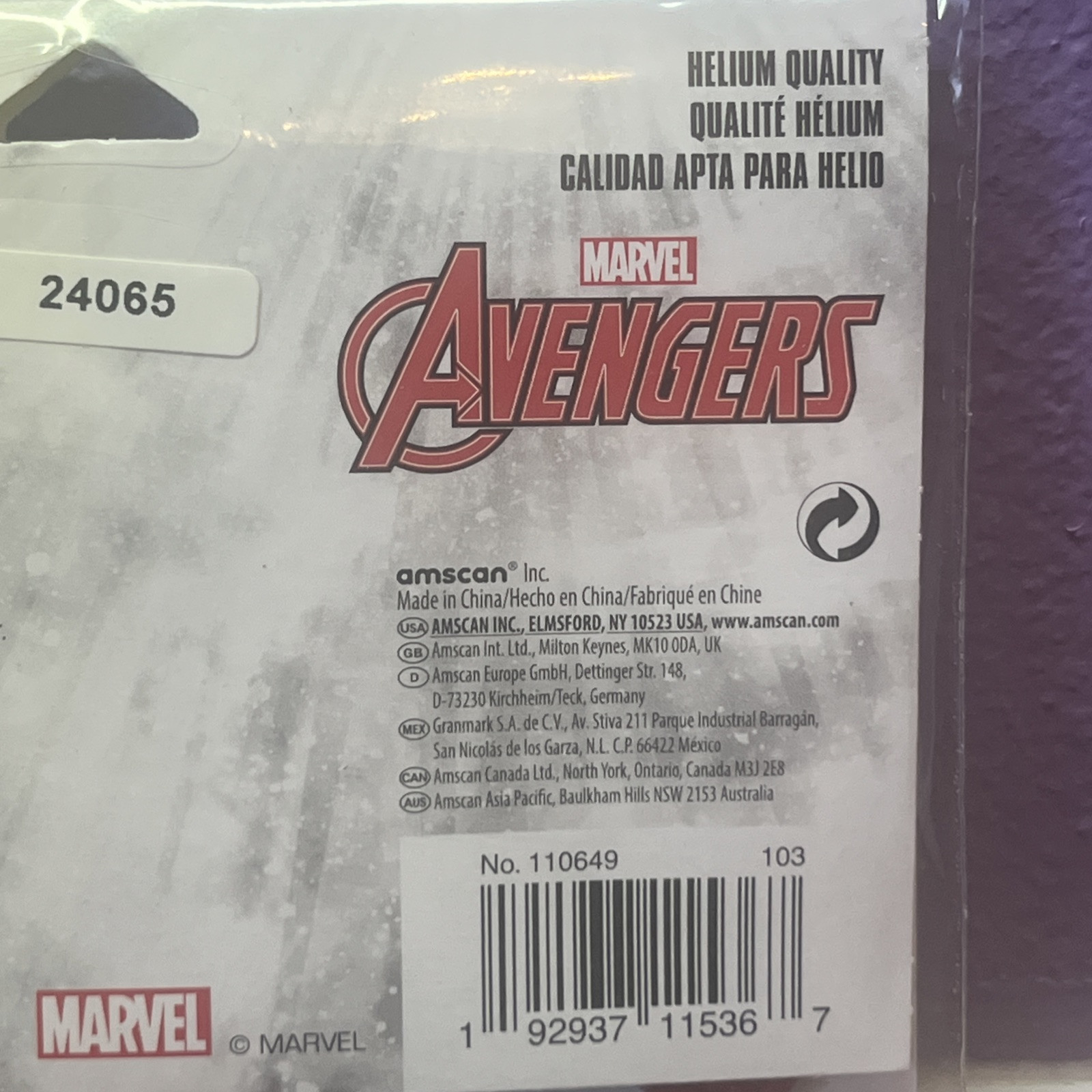 Avengers Powers Unite Latex 12″ Balloons Assorted Colors – Pack of 6 New Kids
