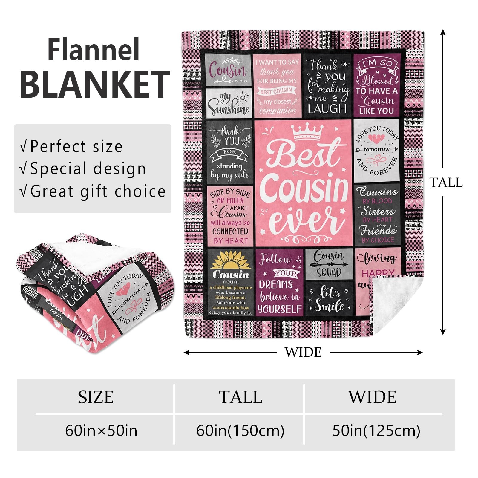 Cousin Gifts for Women, Christmas Birthday Gifts Ideas for Cousins Crew Femal…