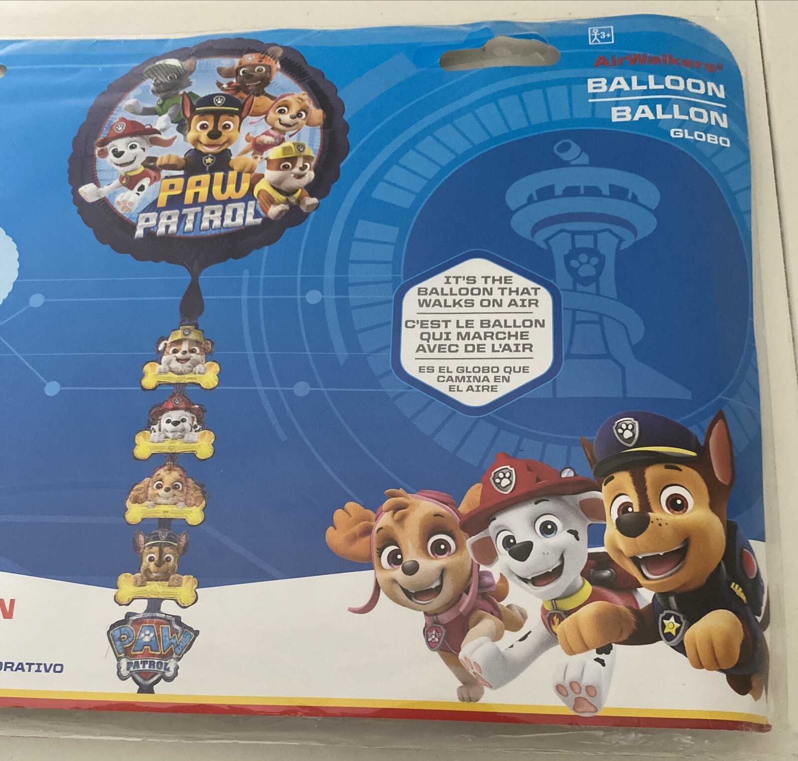 Paw Patrol Air Walker Ballon 67” Tall New