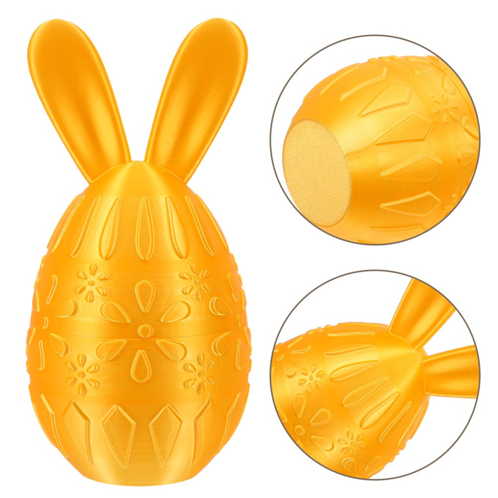 Rabbit Ears Capsule Egg Shell Fillable Easter Eggs Bunny Ball Treat Boxes