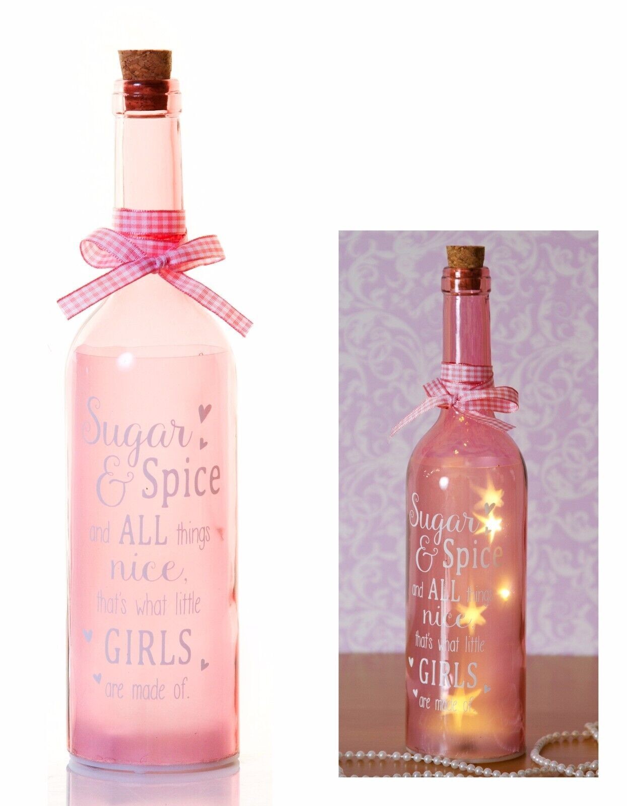 Light Up Bottle Glow Starlight Wine bottle Gift for Her Mum Daughter Sister Gran