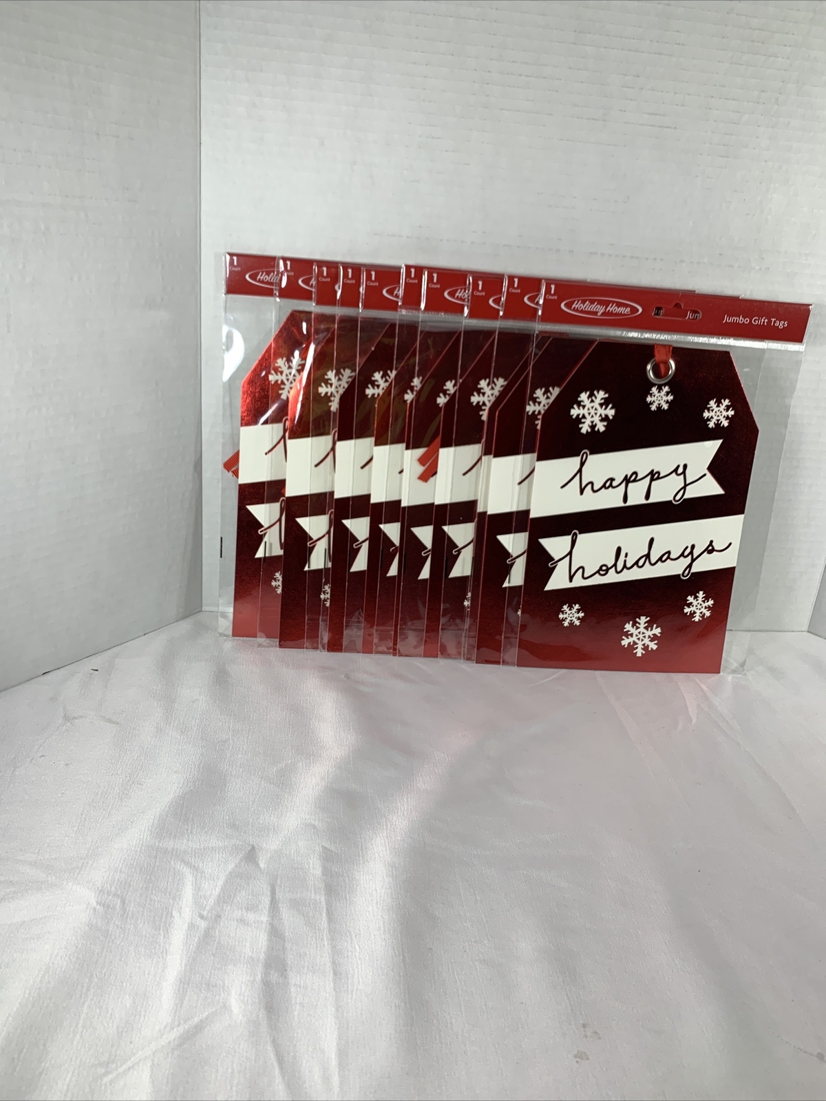 New Holiday Season’s Jumbo Gift Tags Christmas 6in X 9in