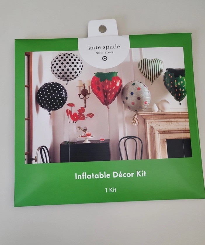 Kate Spade New York x Target Spade Inflatable Decor Kit Balloons New