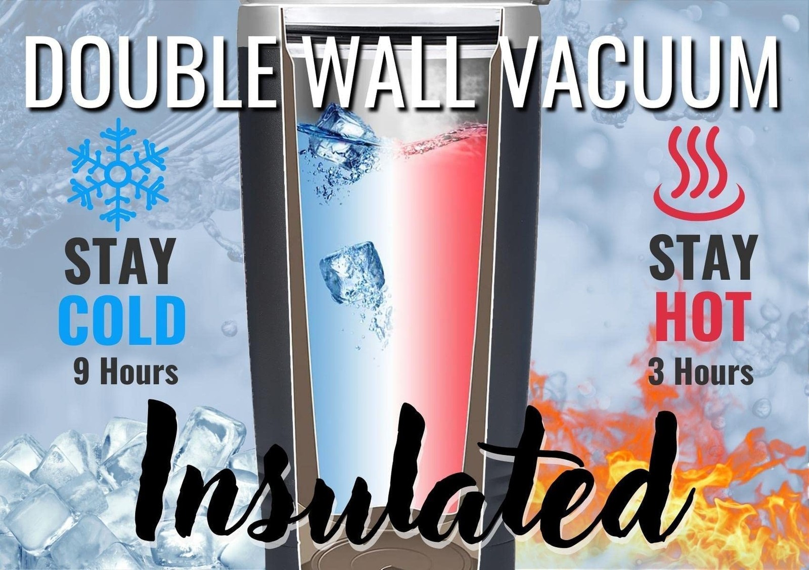 Onebttl Anime Gifts For Men, Women, Boys – 20oz/590ml Double Wall Vacuum Insu…