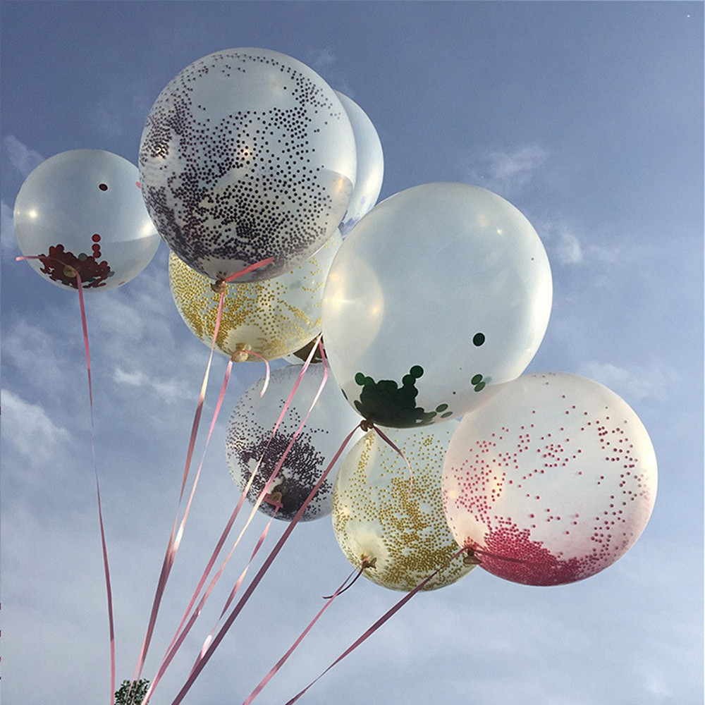 20PCS Colorful Confetti Balloon Birthday Wedding Party Decor Helium Balloons 12″