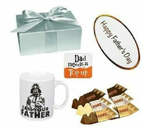 Gift Hamper with King of daddies Mug, Coaster and Toblerone For Christmas