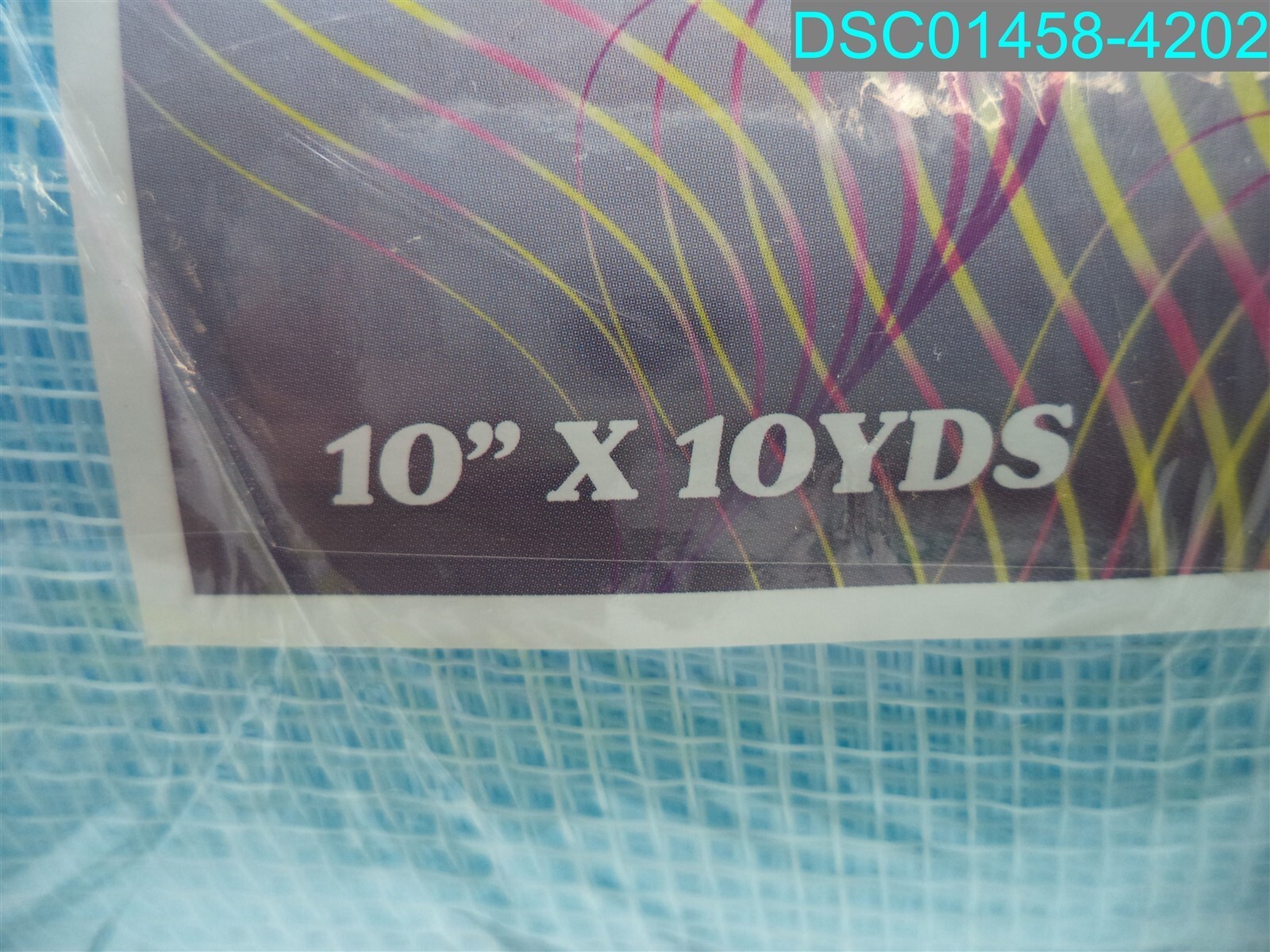 QTY=2: 10″ X 10 YDS Deco Poly Mesh Ribbon (Light Blue Non Metallic)