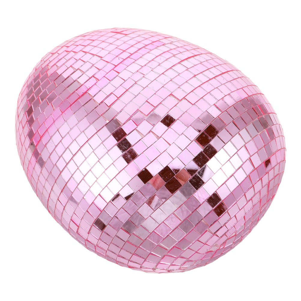 Reflective Ball Disco Eggs Tabletop Easter Decor Photo Props