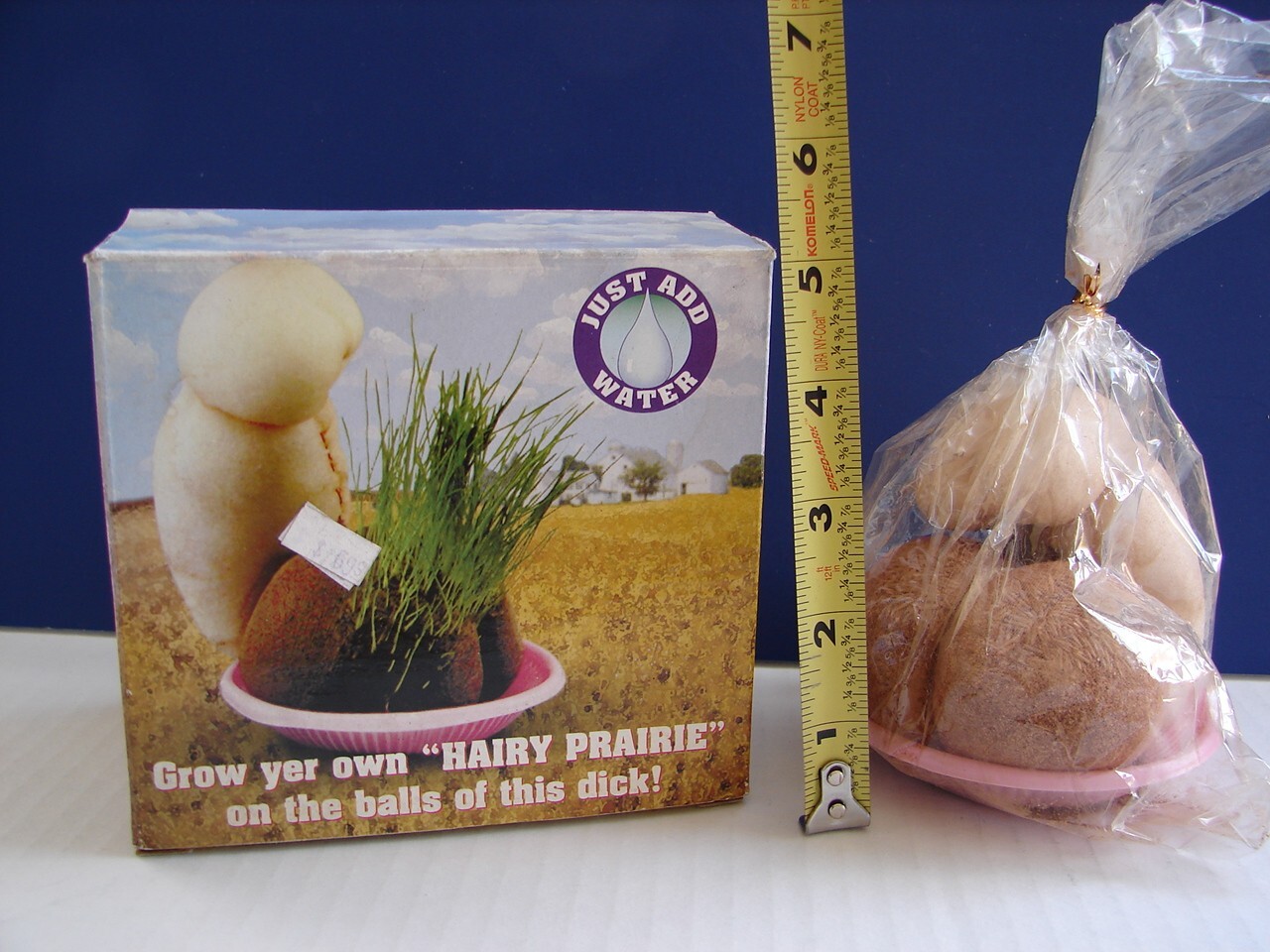Novelty Funny GROW A PENIS HAIRY PRAIRE Adults Bachelor 2000 PIPEDREAM PRODUCTS