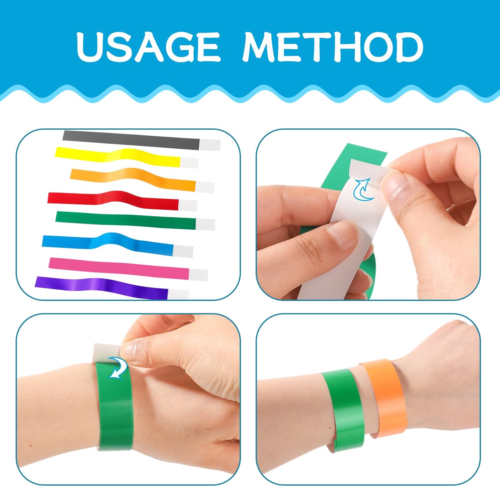 800 10 x 0.79inches, Red, Green, Yellow, Blue, Orange, Pink, Purple, Grey