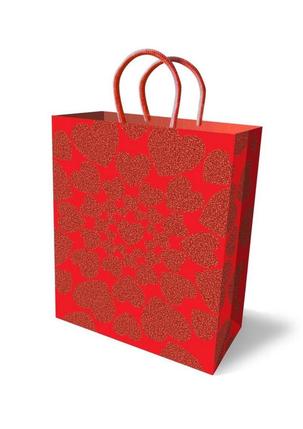 Glittering Hearts Gift Bag
