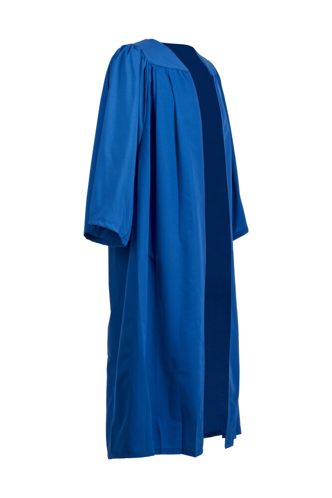 Childrens Blue Choir Gown Age 4 -13 Years Nursery Kids Graduation Costume Outfit