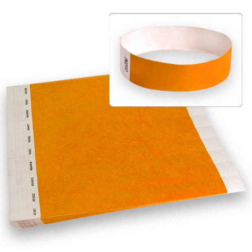 100ct, 500ct or 1000ct- 3/4″ Tyvek Wrist Tickets – Choose Your Color & Qty