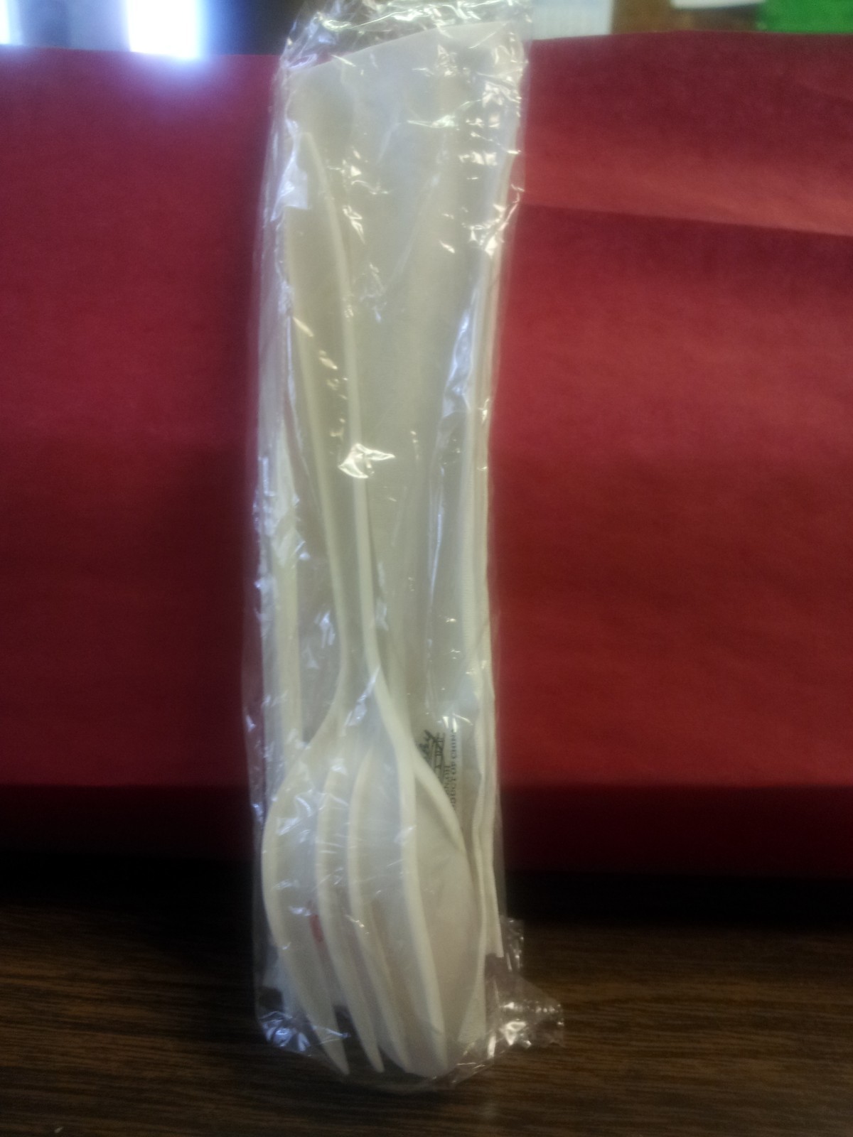 (100 PACKS) WRAPPED KNIFE, FORK, SPOON/N*A*P*K*I*N COMBO PACK WEDDING/PARTY