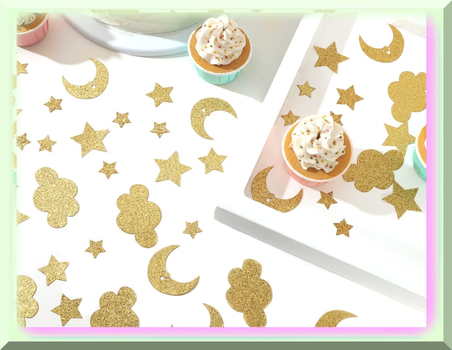 Starry Celebration Decorations Kit with Confetti and Banners