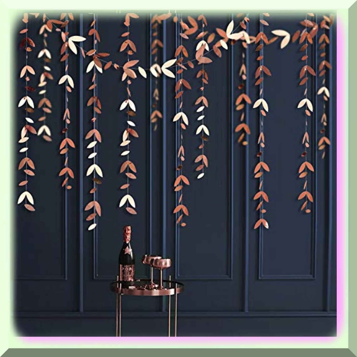 Rose Gold Paper Garland 52ft Celebration Decorations