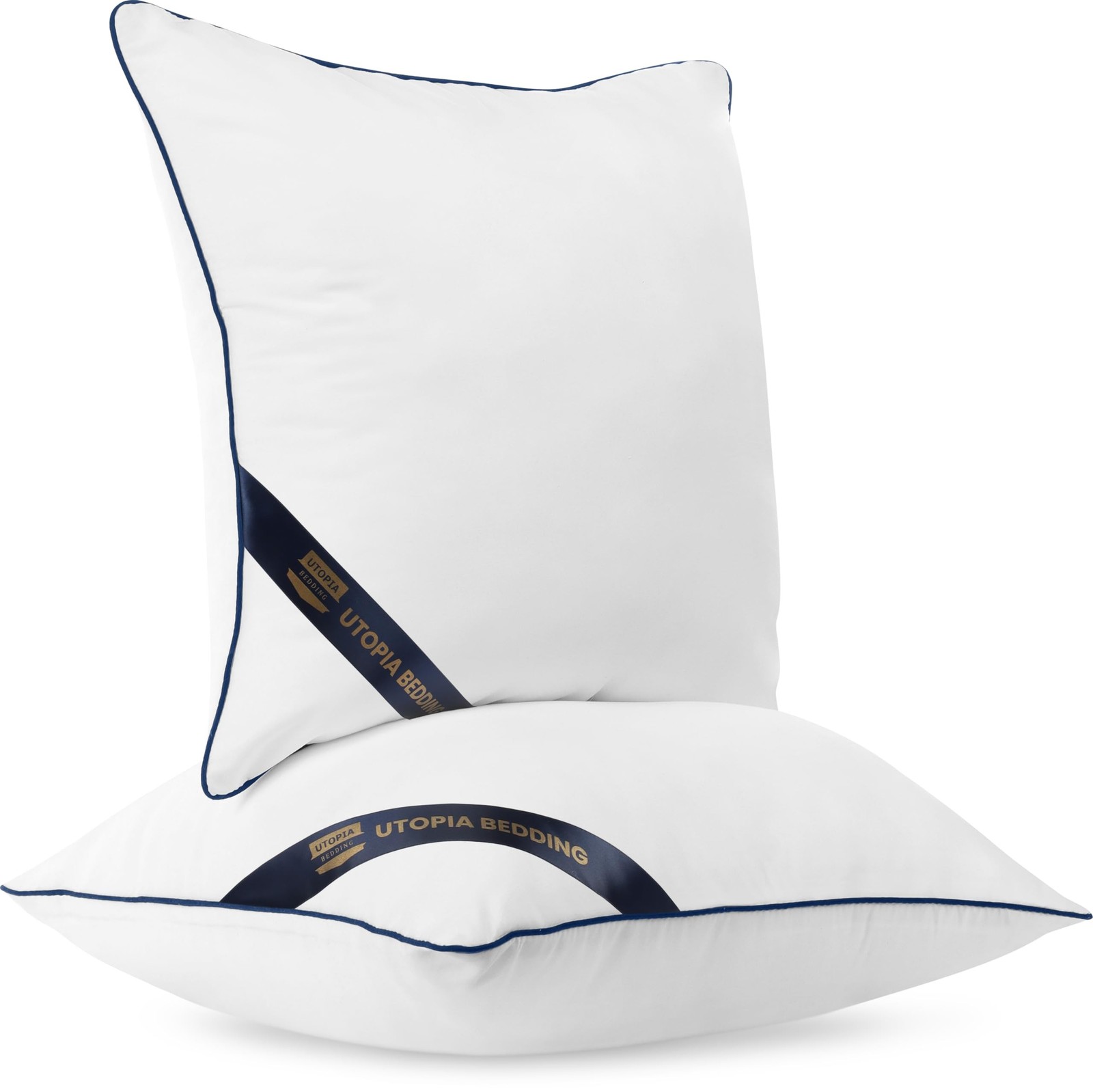Utopia Bedding Throw Pillow Inserts (Pack of 2, White), 22 x 22 Inches Decora…