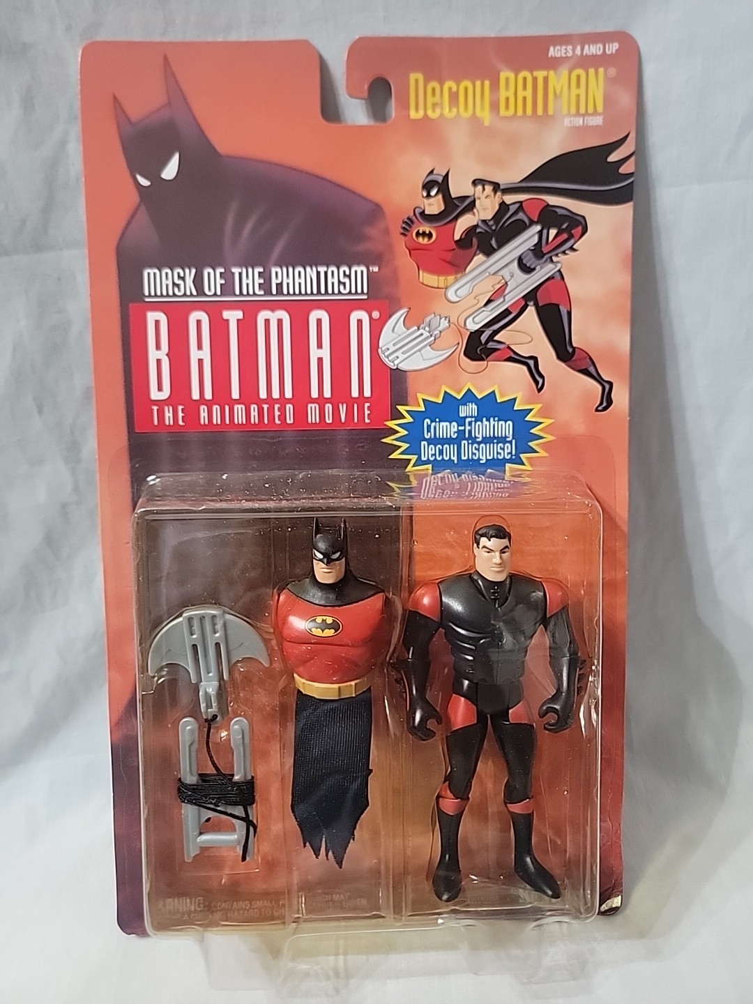 NEW IN PACKAGE 1993 BATMAN MASK OF THE PHANTASM DECOY BATMAN BATMAN KENNER