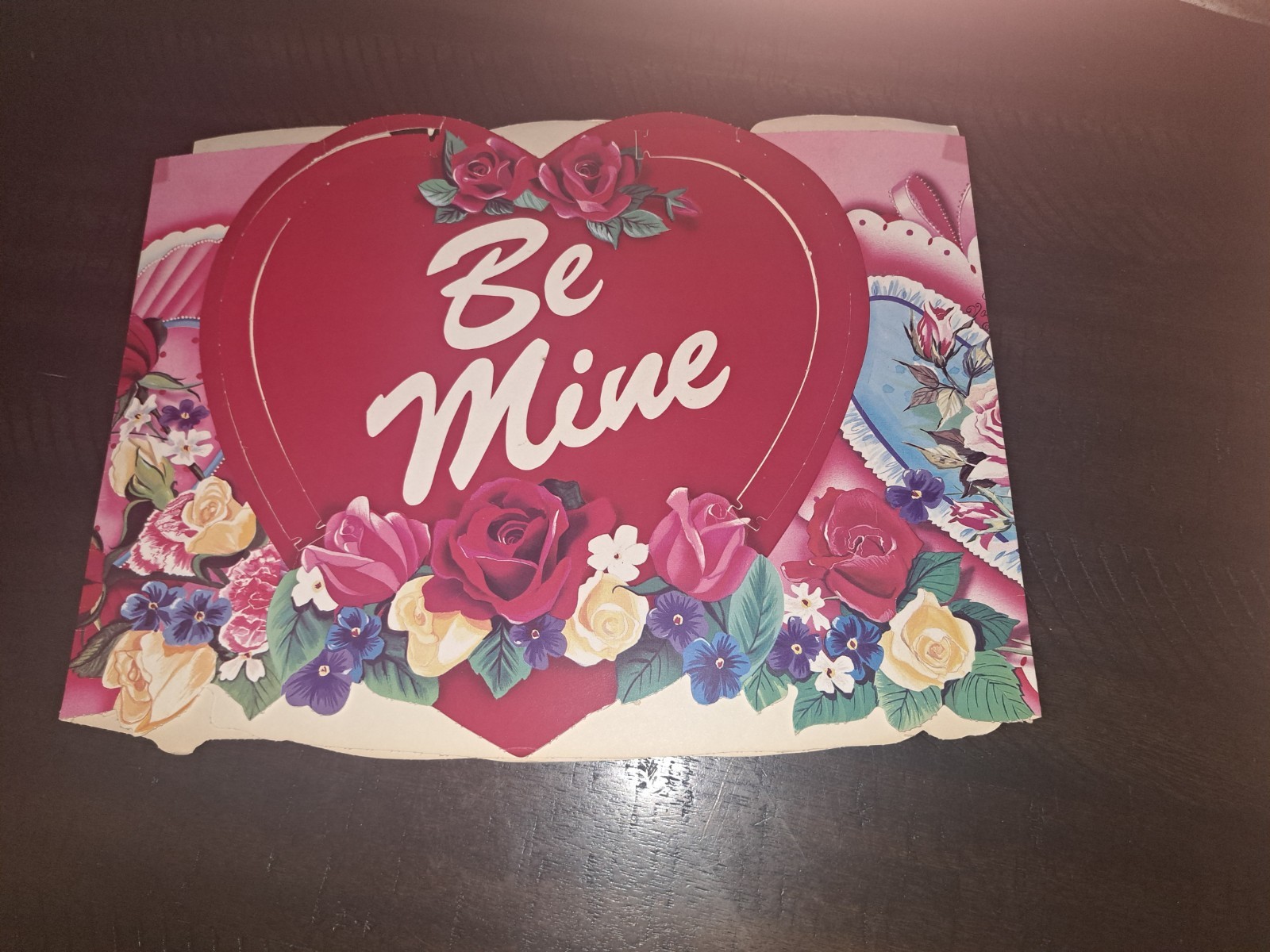 Vintage Valentines Day Decorations*Cupid*2 Hearts*Valentines Day Banner*Preowned