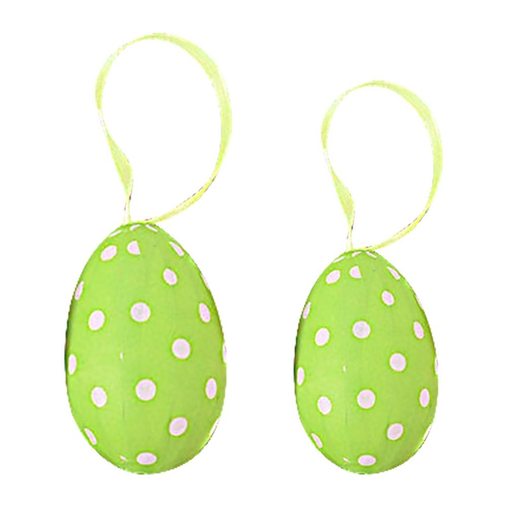 Foam Happy Easter Party Egg Bunny Bird Hanging Eggs Ornament Party DIY JQ