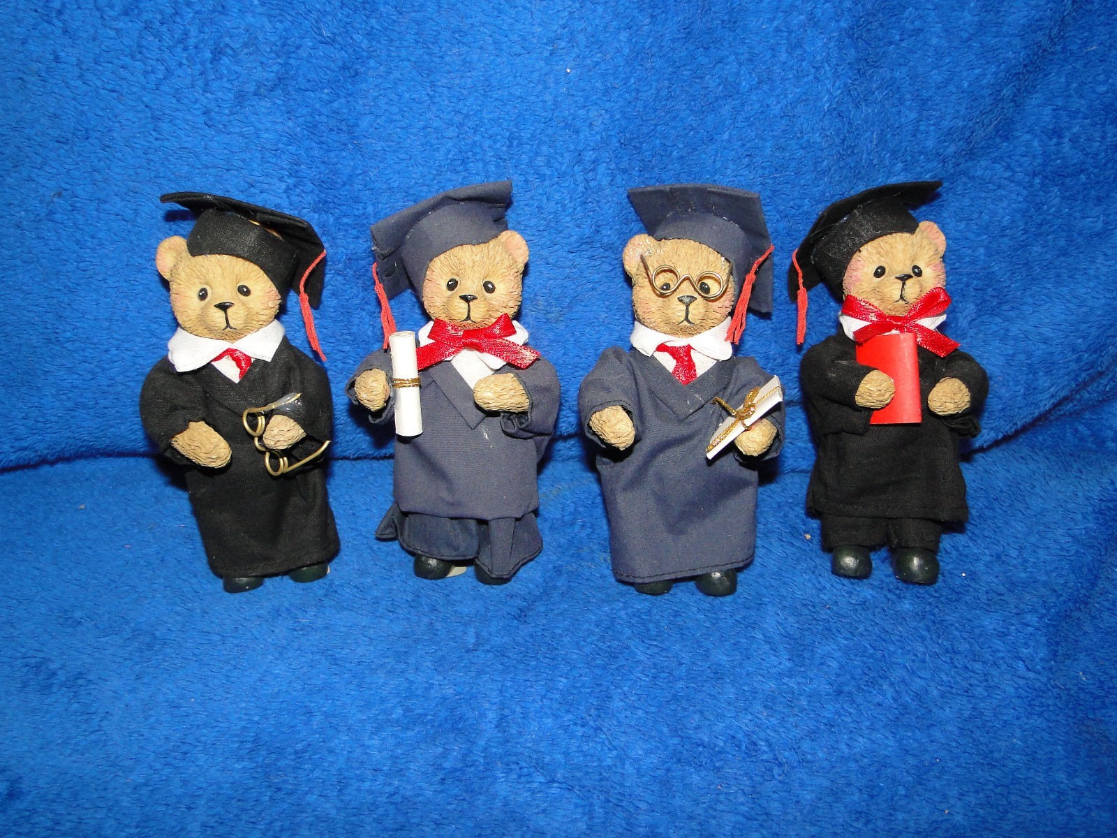 New Teddy Bear Graduation Figurine 5 1/2″ Tall, 4 to pick from