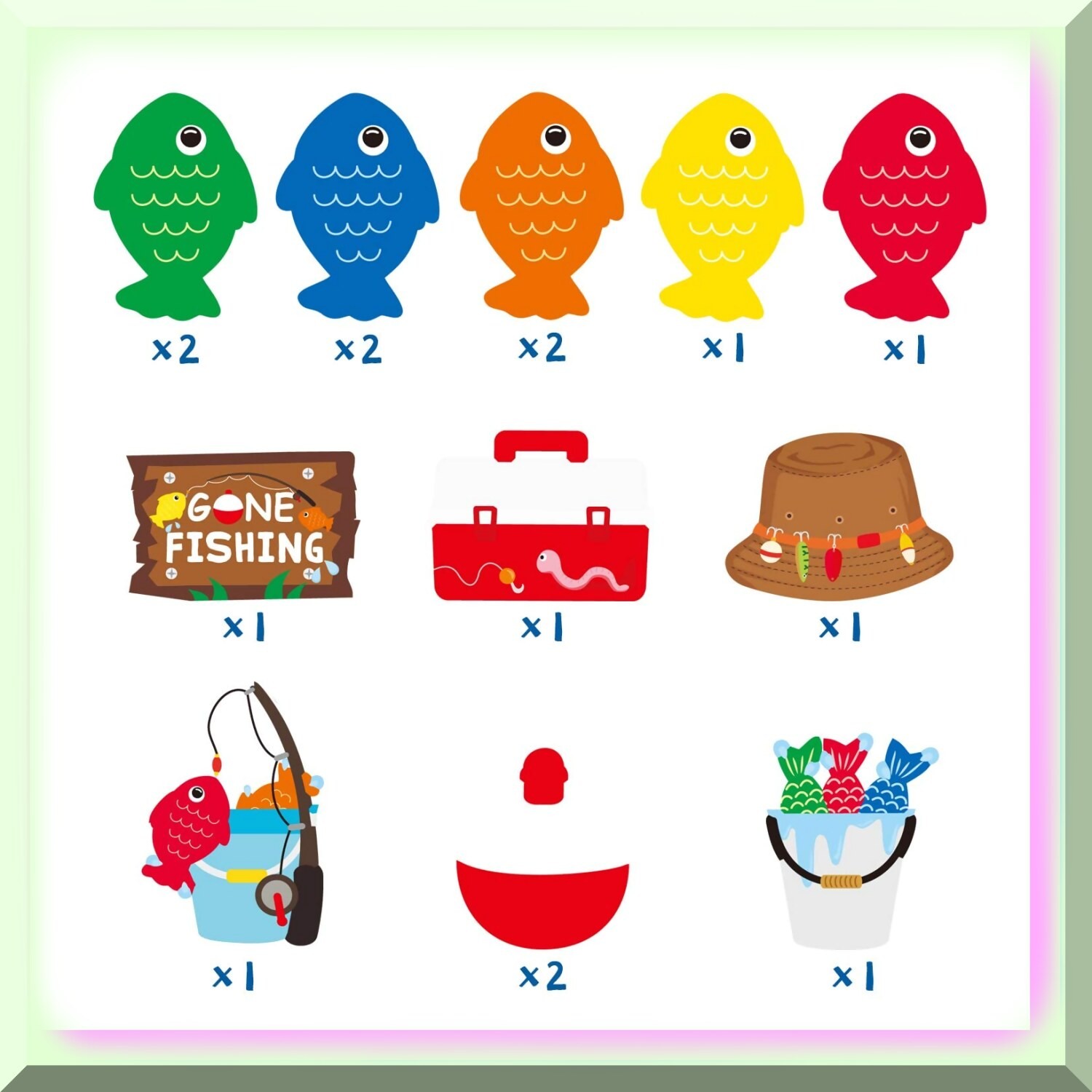 Party Hanging Swirl Decorations Kit for Kids