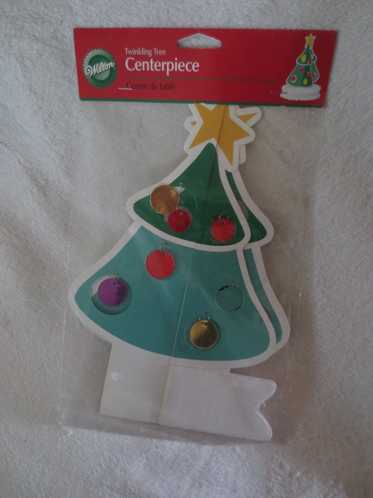 Wilton Christmas Twinkling Tree Centerpiece Table Deco