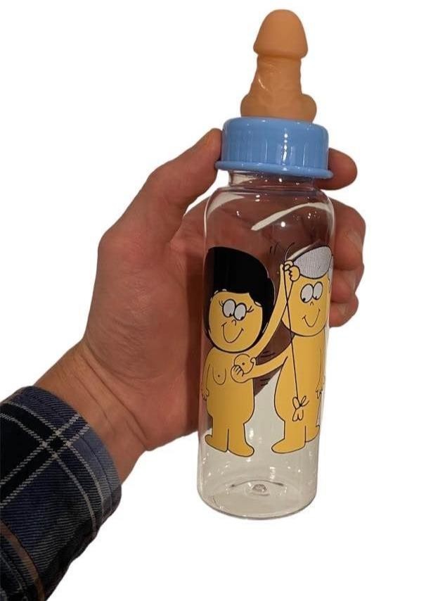 BAD GIRL Feeding Willy Pecker Bottle – Adult Joke Novelty Hen Bachelorette Party