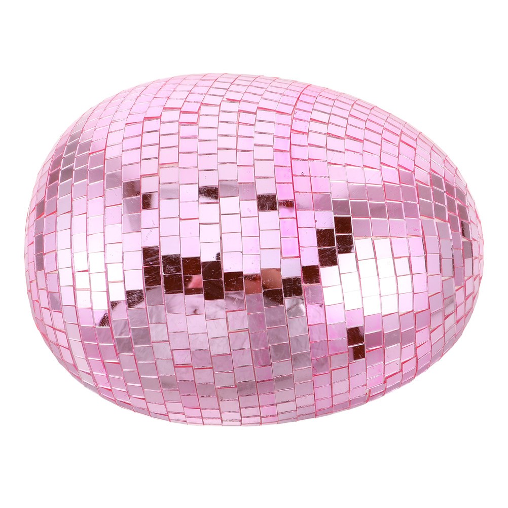 Reflective Ball Disco Eggs Tabletop Easter Decor Photo Props