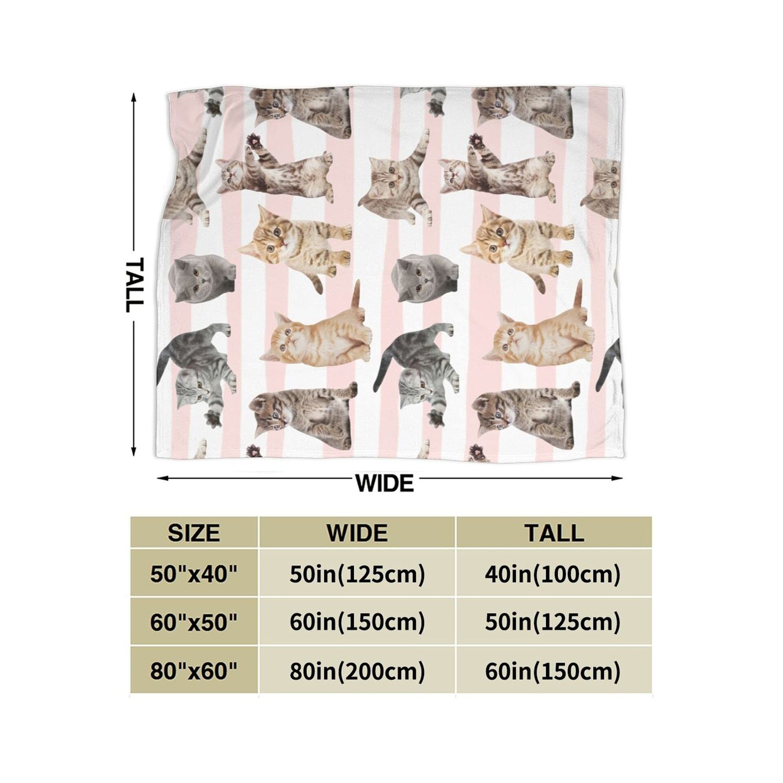 Fuzzy Throw Blanket 350 GSM Fleece Ultra-Soft Microfiber Blanket fo… Fast Ship