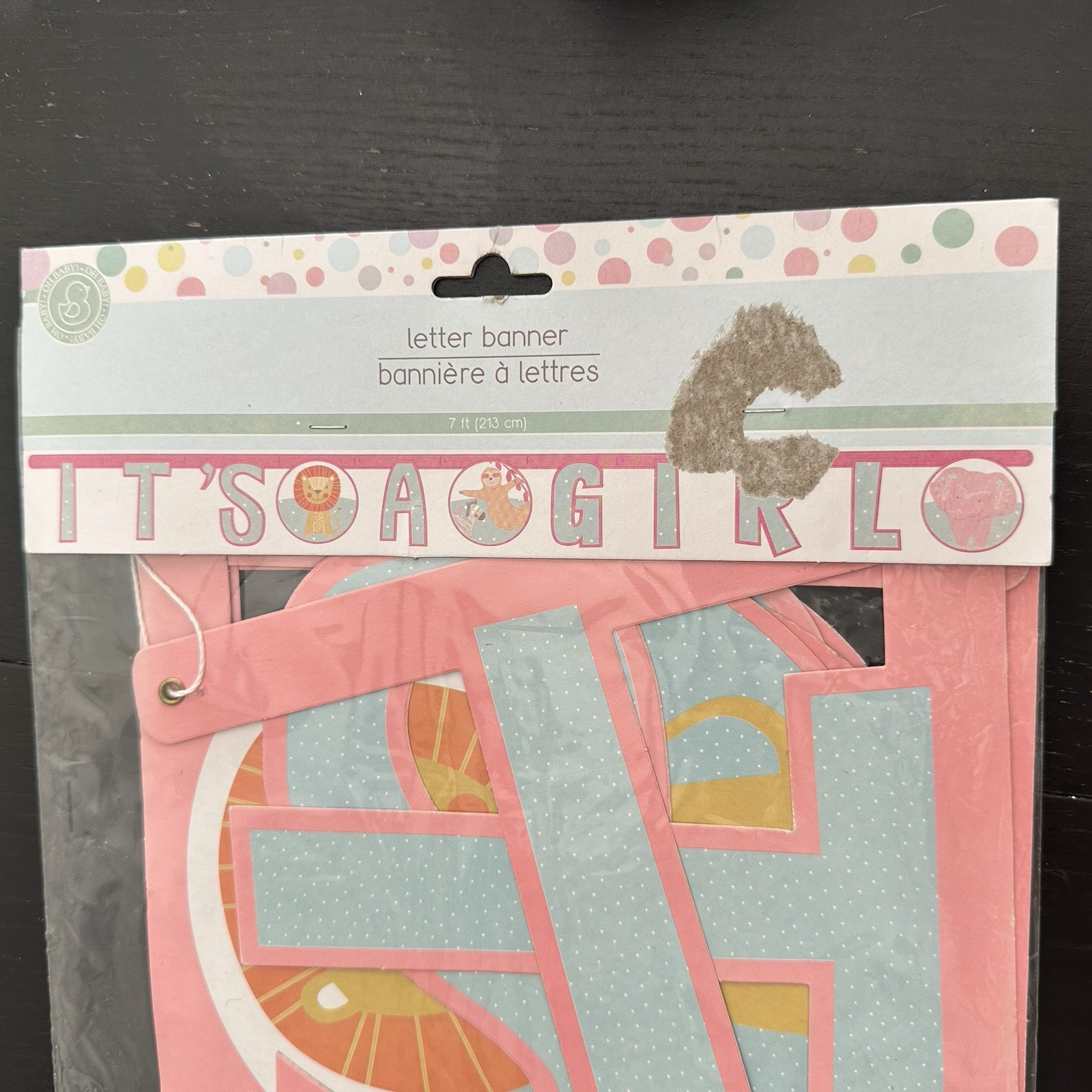 It’s a Girl Baby Shower Party Set Jungle Safari Animals Plates Napkins Banners