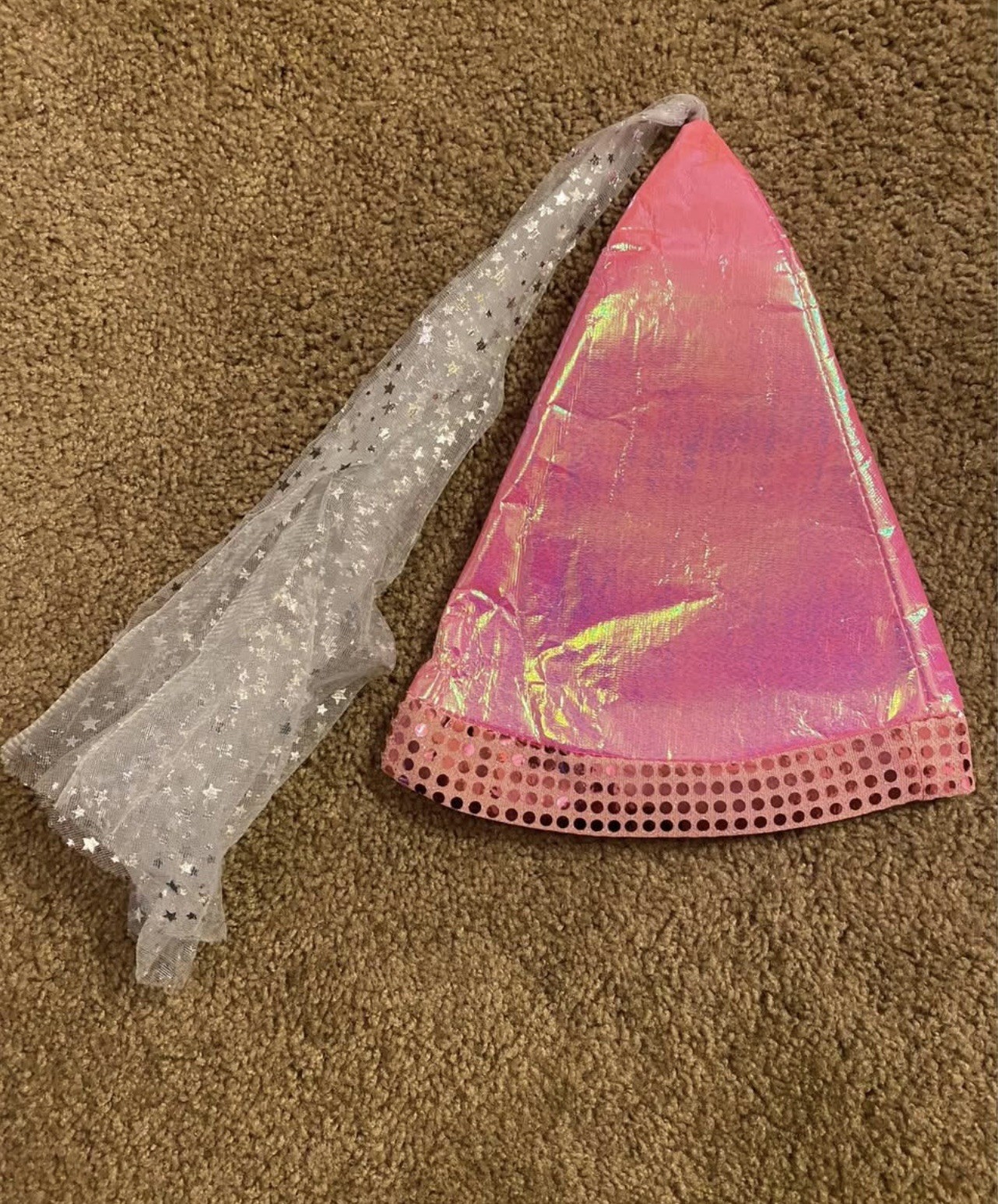 Pink Princess Hat With Lace