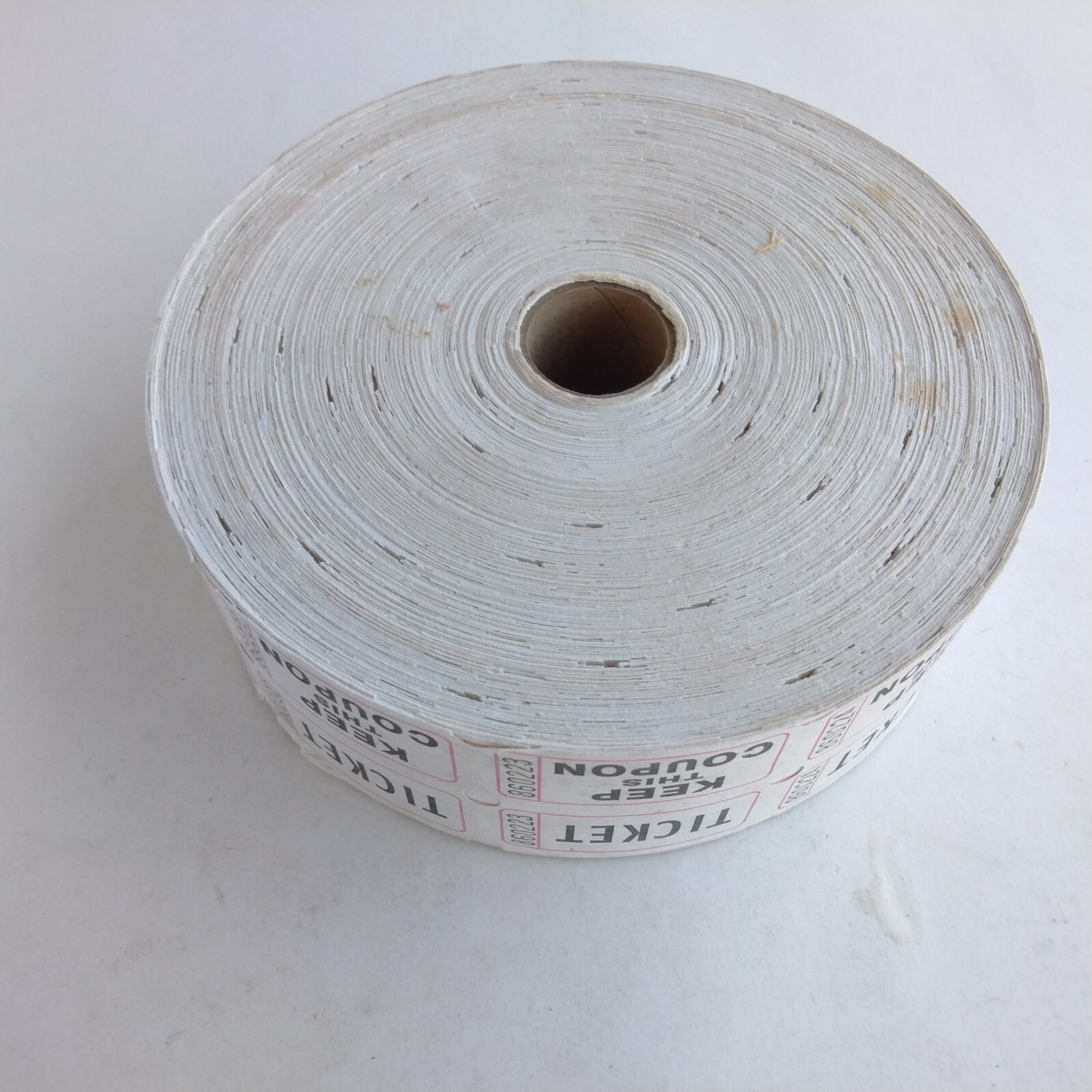 Raffle Tickets Removable Stub Right 2×2 59005 One Roll 18 Tickets Used