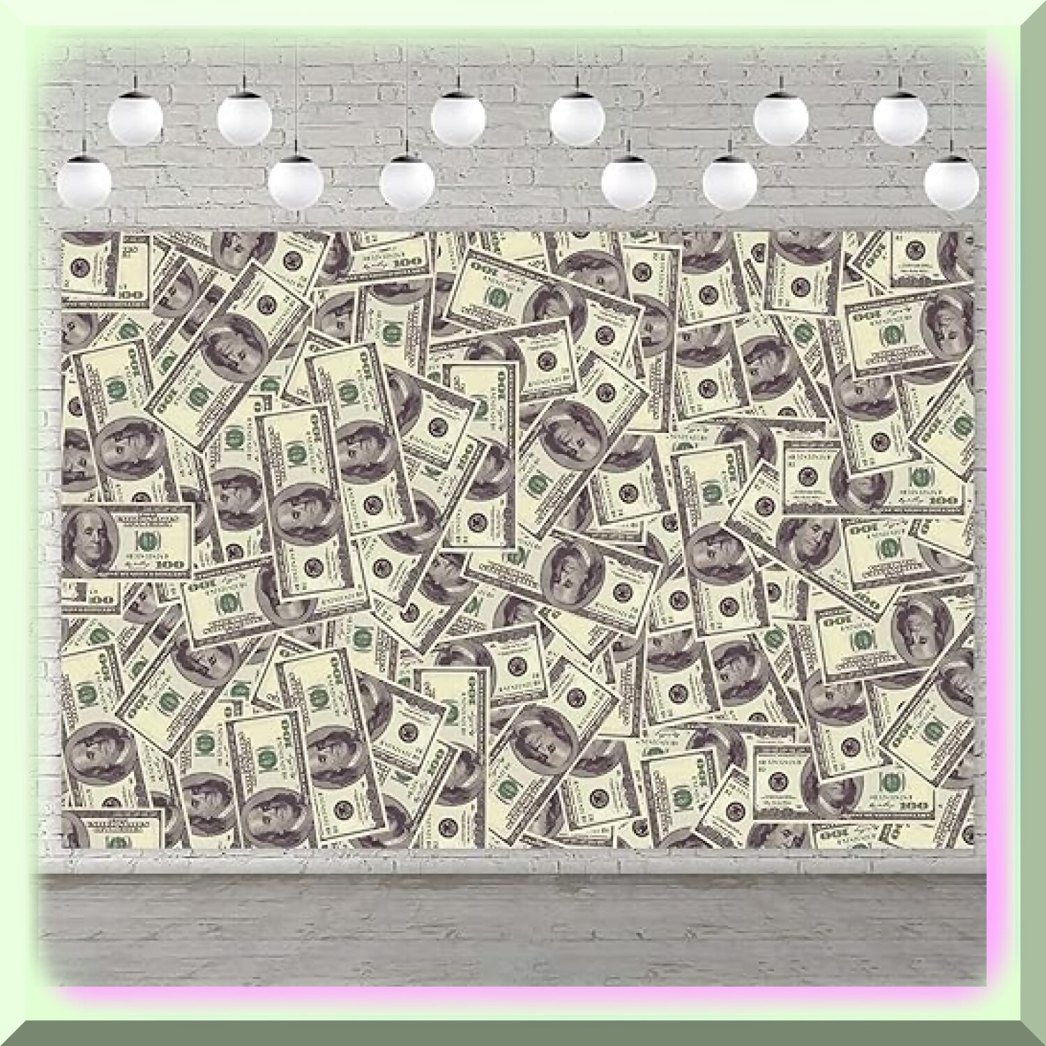 Money Magic Memories Photo Booth Props Banner