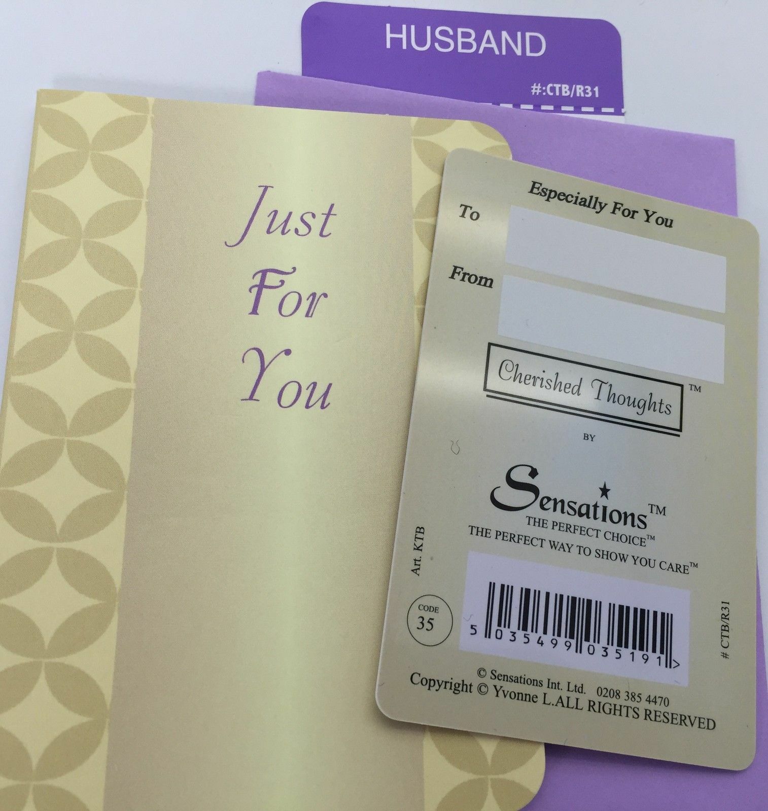 With Love To My Husband(Sentimental Keepsake Wallet / Purse Card)…