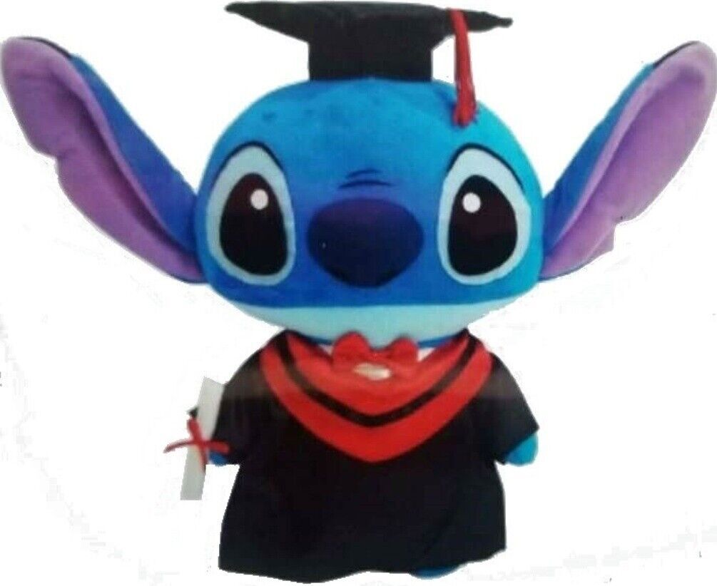 17″ Disney Characters Graduation Plush Figure Grad Gift Stuffed Animal Doll Toy