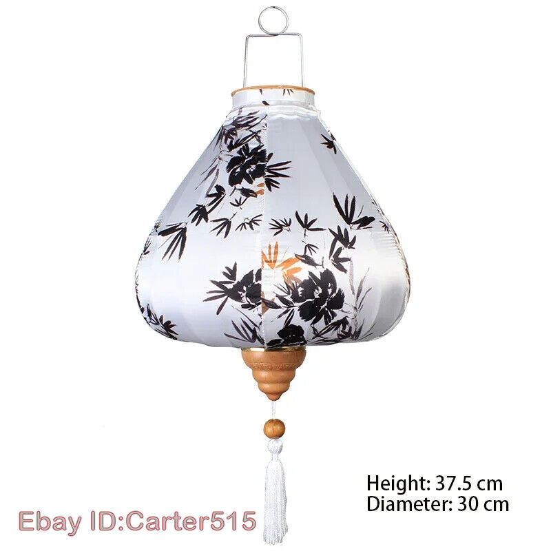 Chinese Lantern Traditional Silk Lantern Balcony Party New Year Hanging Lanterns