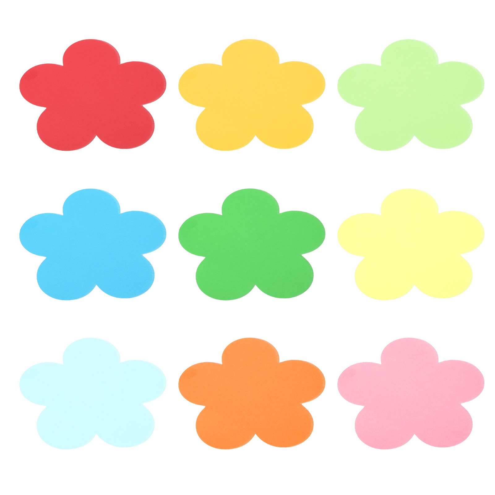 6.1×6.1″Cutouts Paper, 36Pcs Floral Assorted Color Paper, Multicolor