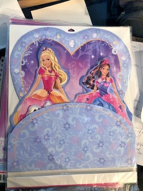 New Barbie & The Diamond Castle Centerpiece-cardboard Hallmark Party Express