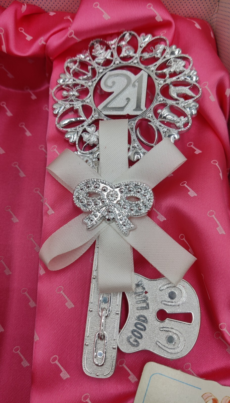 Vintage 21st Birthday Key Keepsake Gift Open Box Personalized 2 Paragon