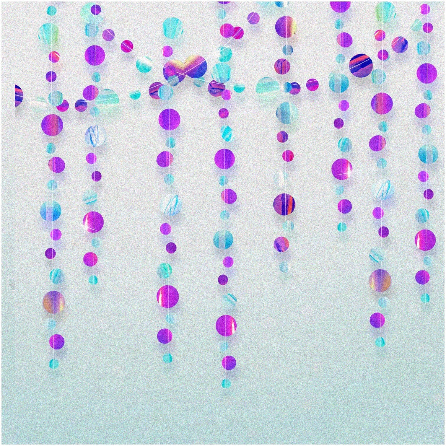 Ocean-Inspired Mermaid Party Bubble Garlands 40ft